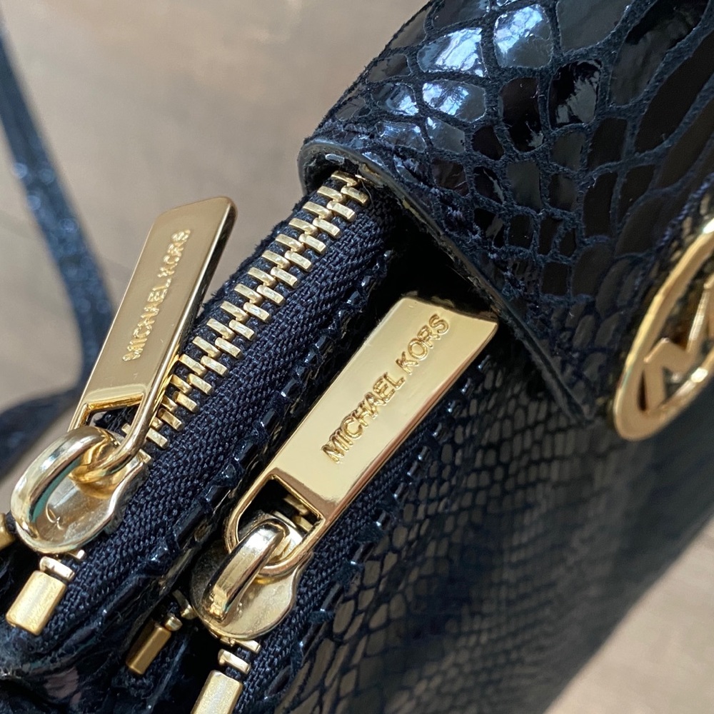 Michael Kors Large Fulton Python Crossbody Bag - image 6